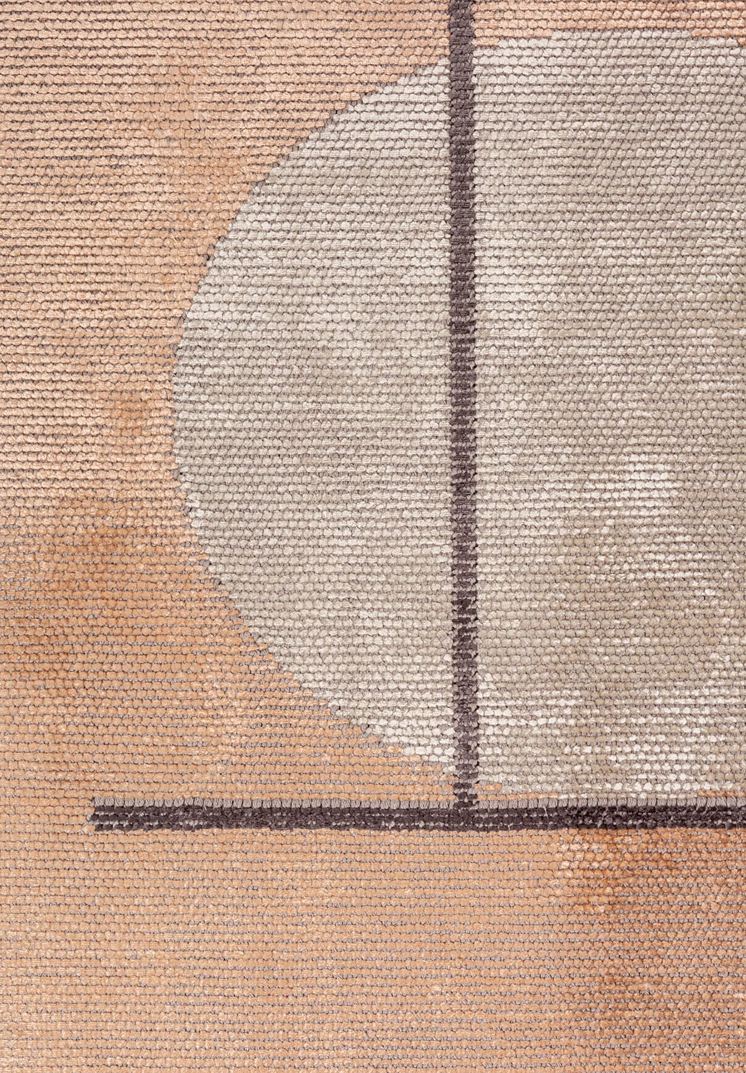 CIRCUS CHARCOAL - COPPER - BONE RUG - 5