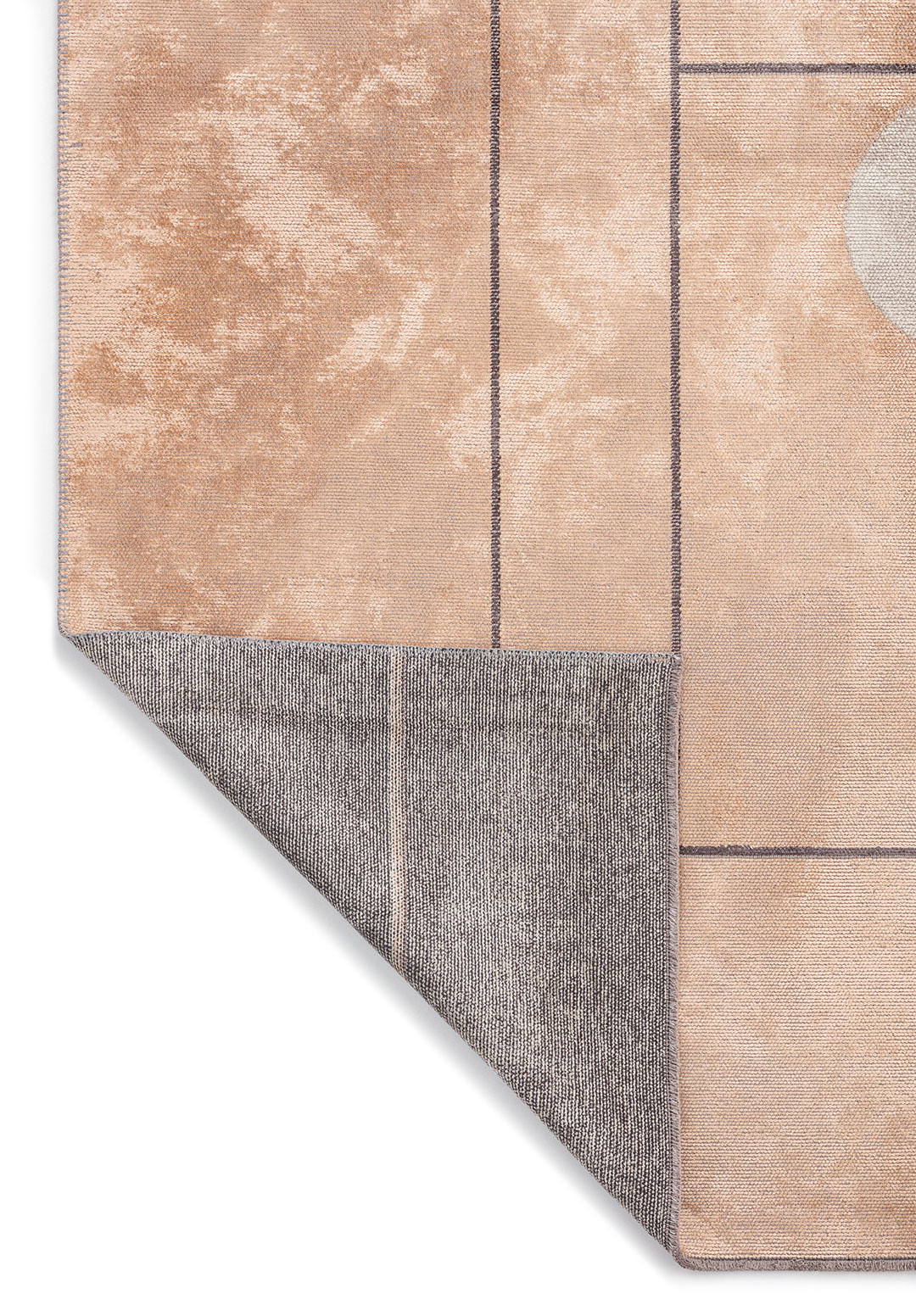 CIRCUS CHARCOAL - COPPER - BONE RUG - 3