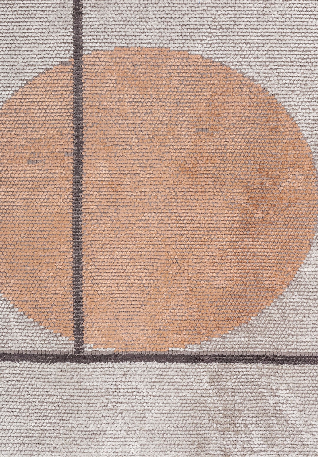CIRCUS CHARCOAL - BONE - COPPER RUG - 5