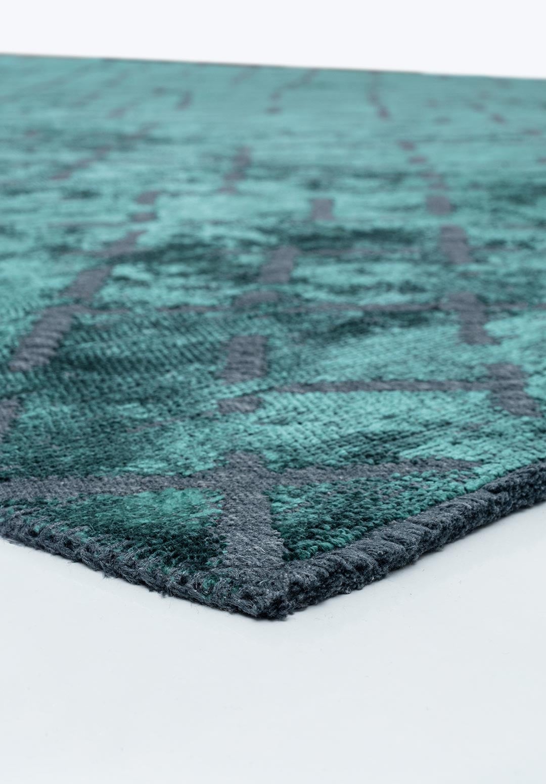 MYSTIQUE DARK GREEN RUG - 4