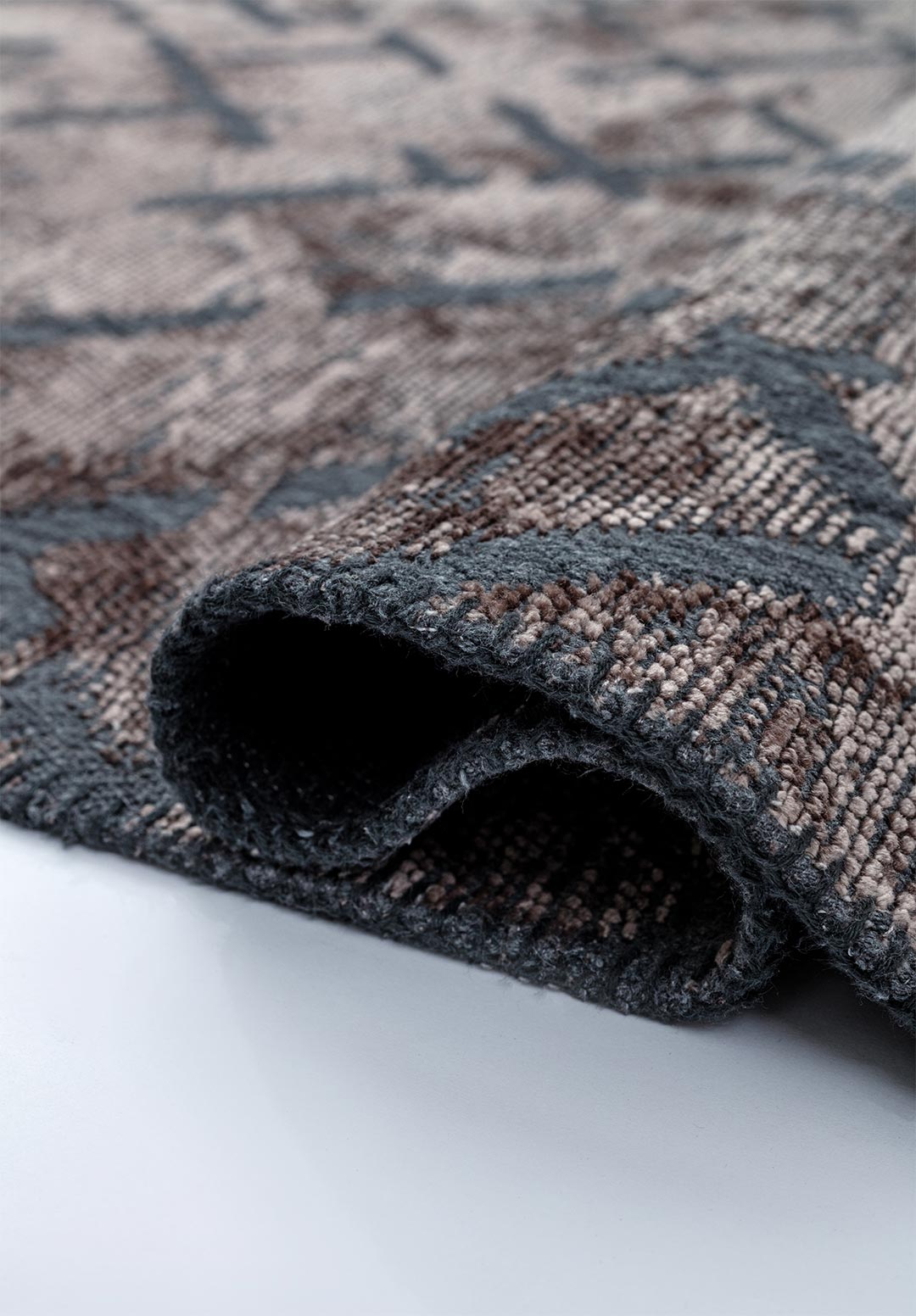 MYSTIQUE DARK GREY RUG - 2