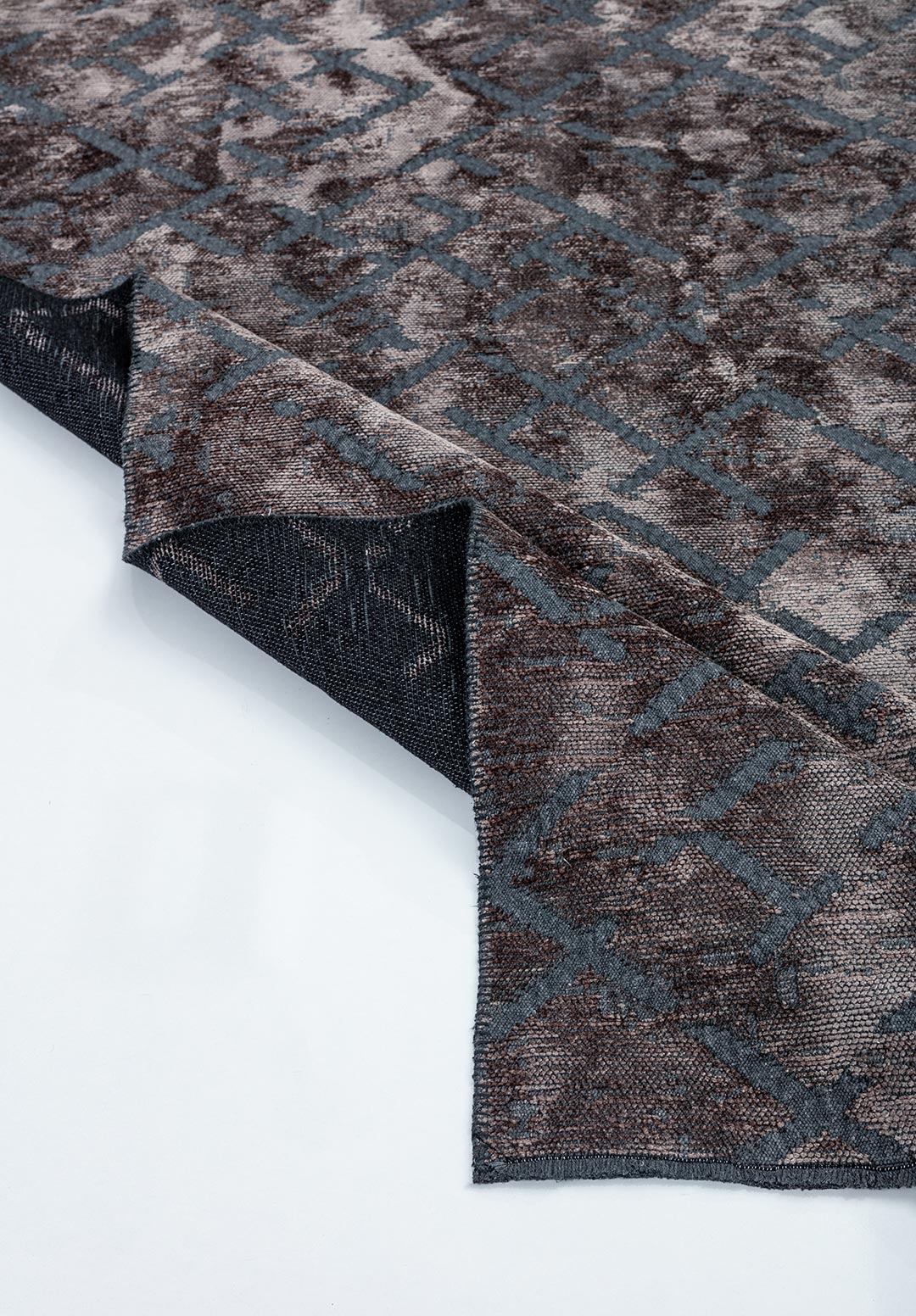 MYSTIQUE DARK GREY RUG - 4
