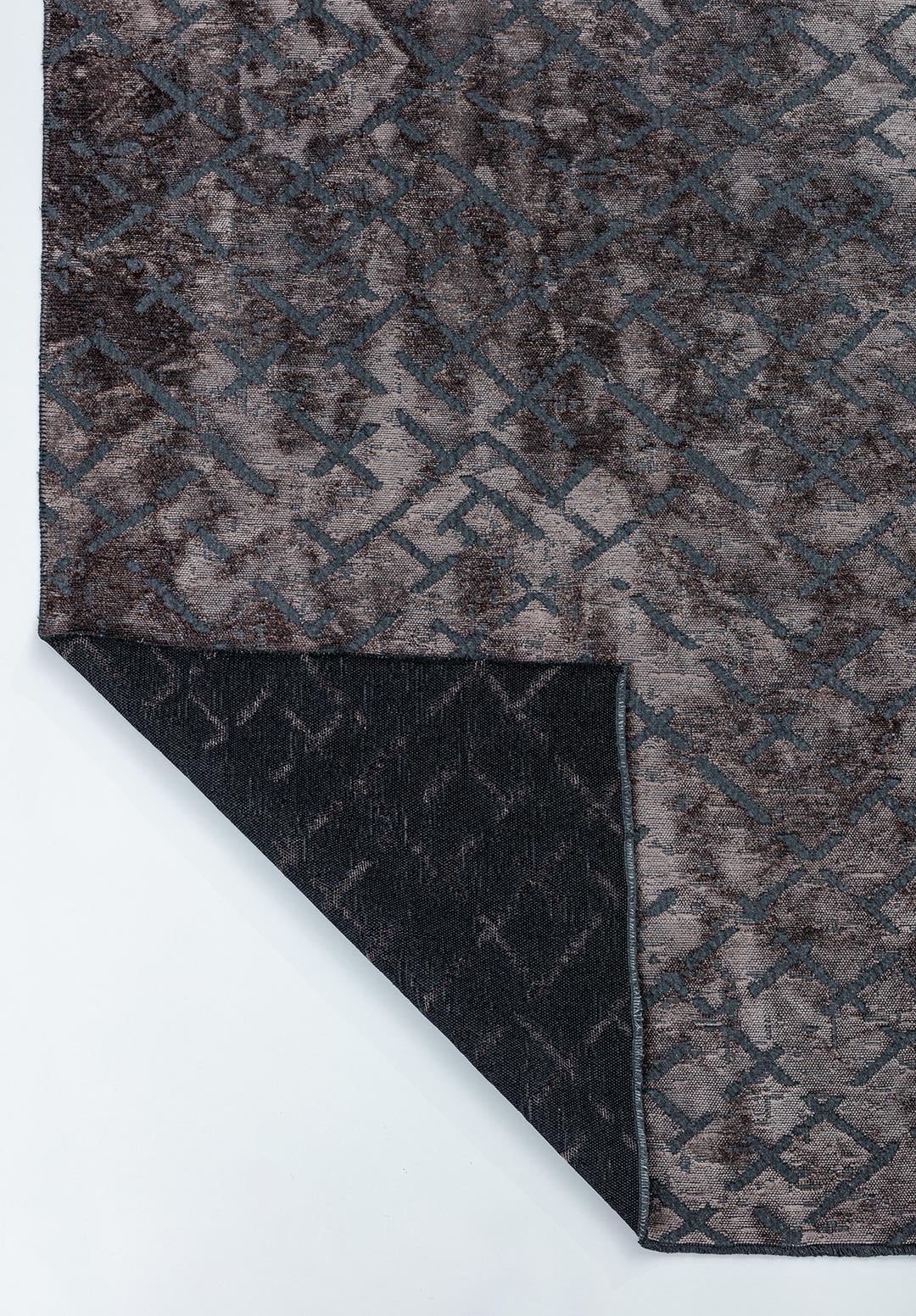 MYSTIQUE DARK GREY RUG - 3
