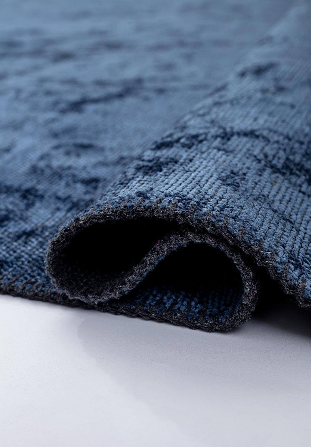 PLAIN NAVY BLUE (A) RUG - 2