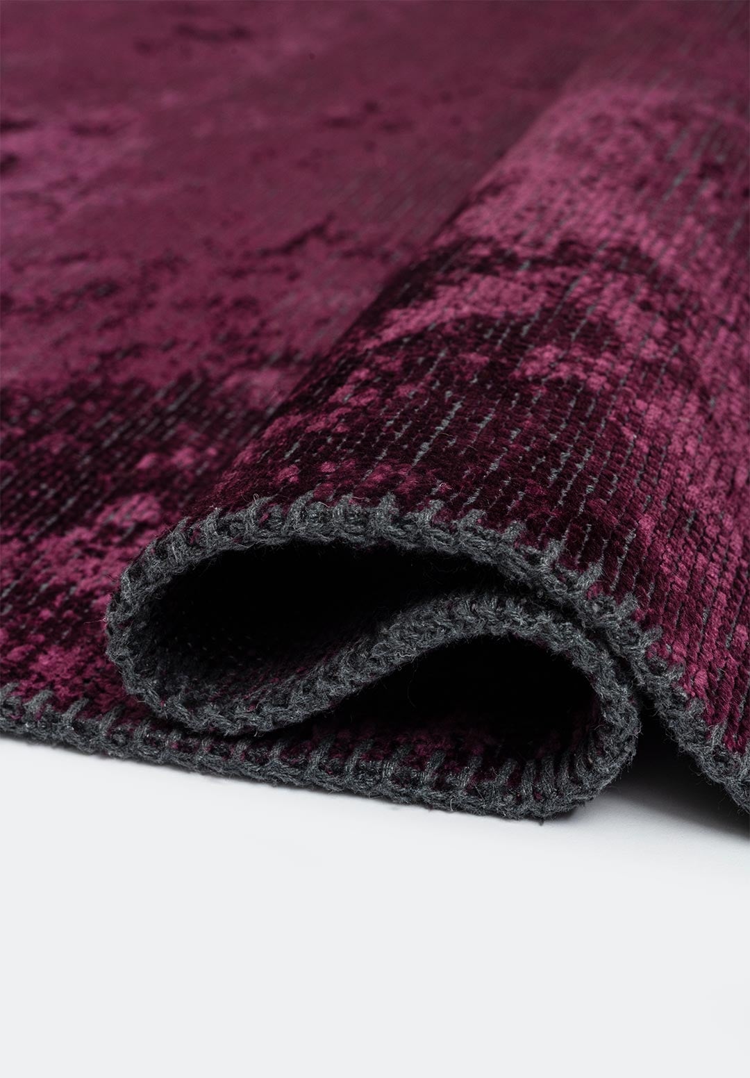 PLAIN DARK DAMSON (A) RUG - 2