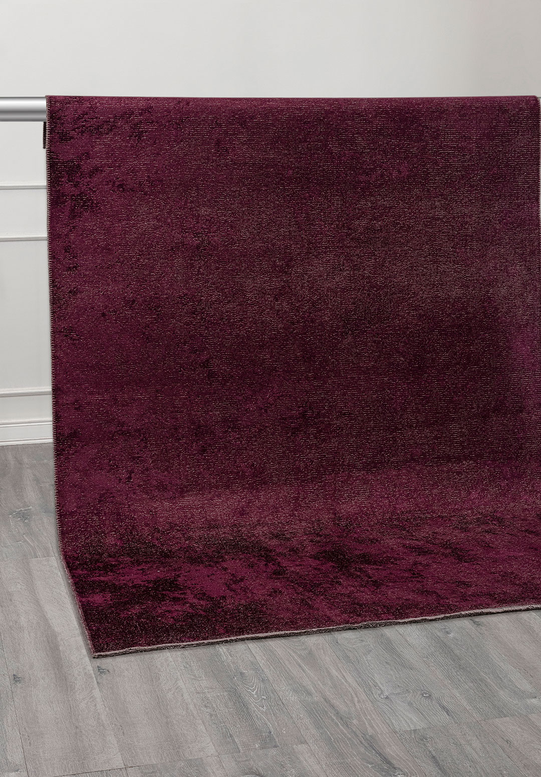 PLAIN DARK DAMSON (M) RUG - 4