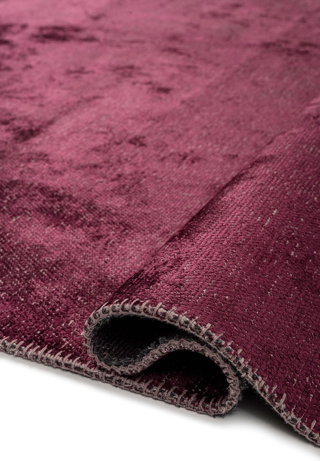 PLAIN DARK DAMSON (M) RUG - 2
