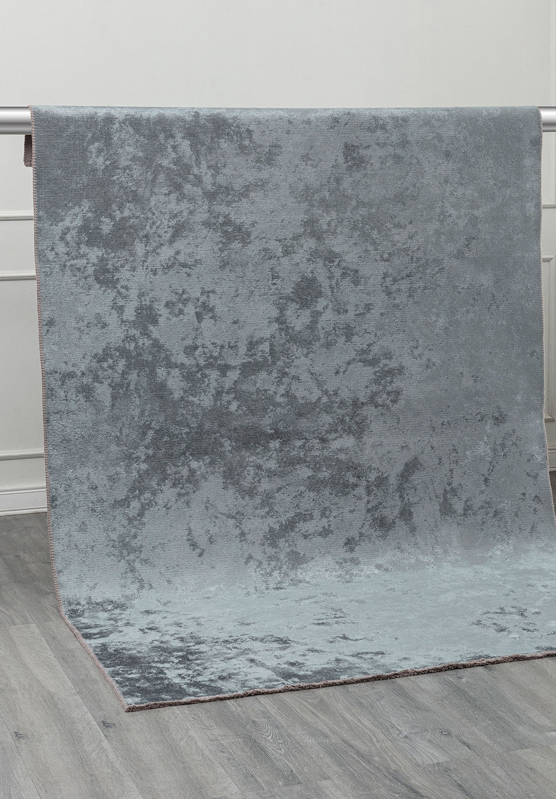 PLAIN BLUE (M) RUG - 4