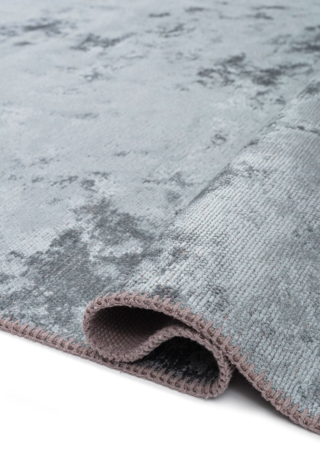 PLAIN BLUE (M) RUG - 2