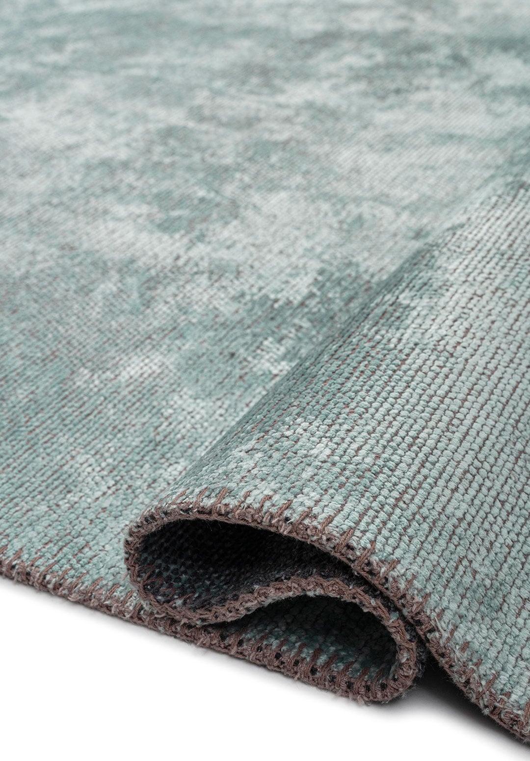 PLAIN ICE BLUE (M) RUG - 2