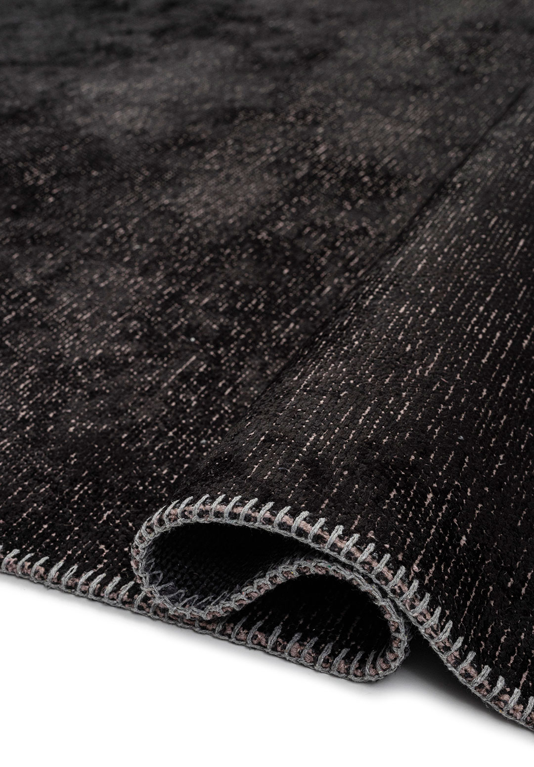 PLAIN BLACK (M) RUG - 2