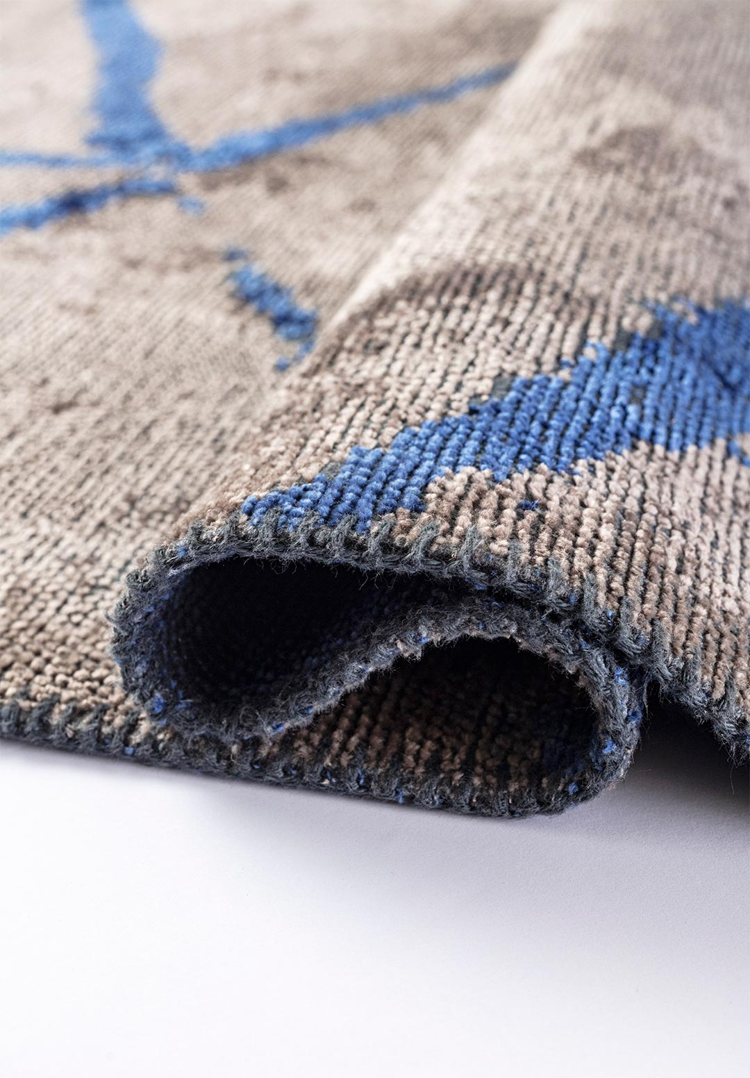 PALERMO NAVY BLUE - DARK GREY RUG - 2