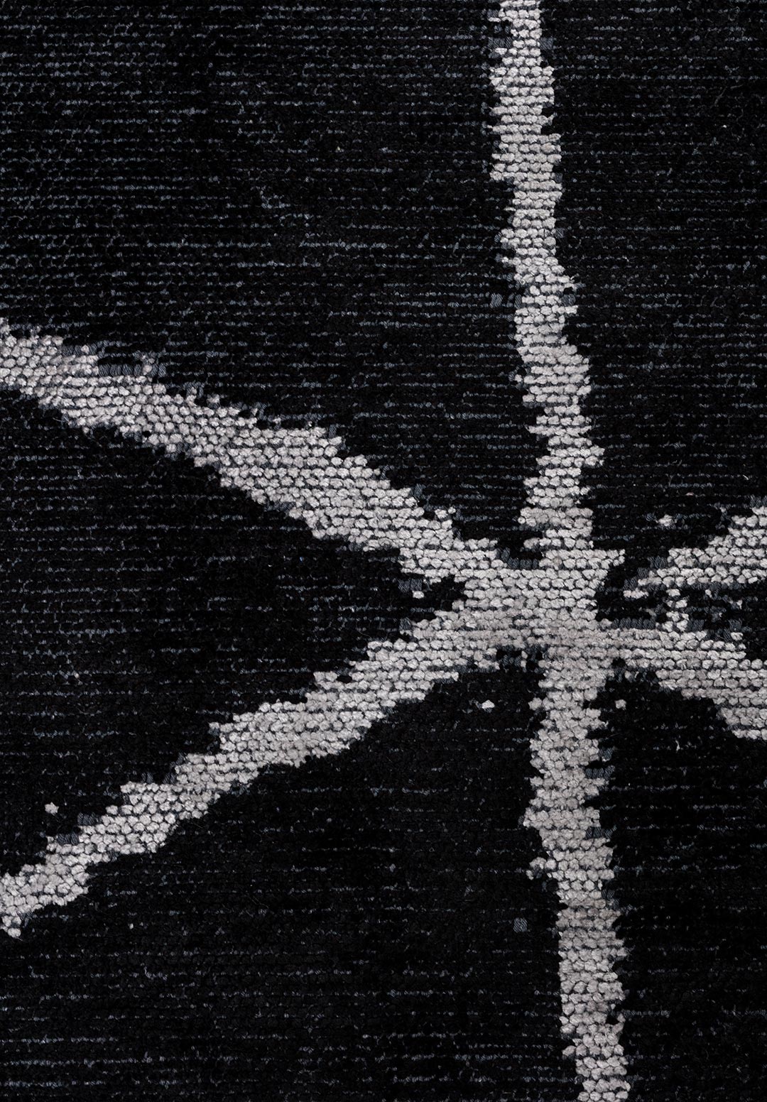 PALERMO LIGHT GREY - BLACK RUG - 4