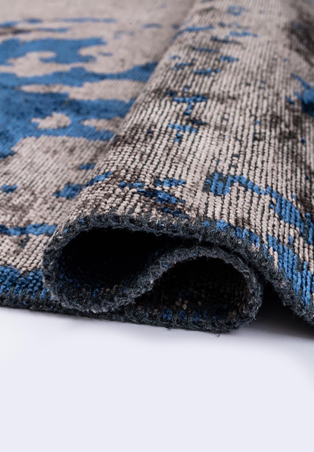 VERONA NAVY BLUE - DARK GREY RUG - 2