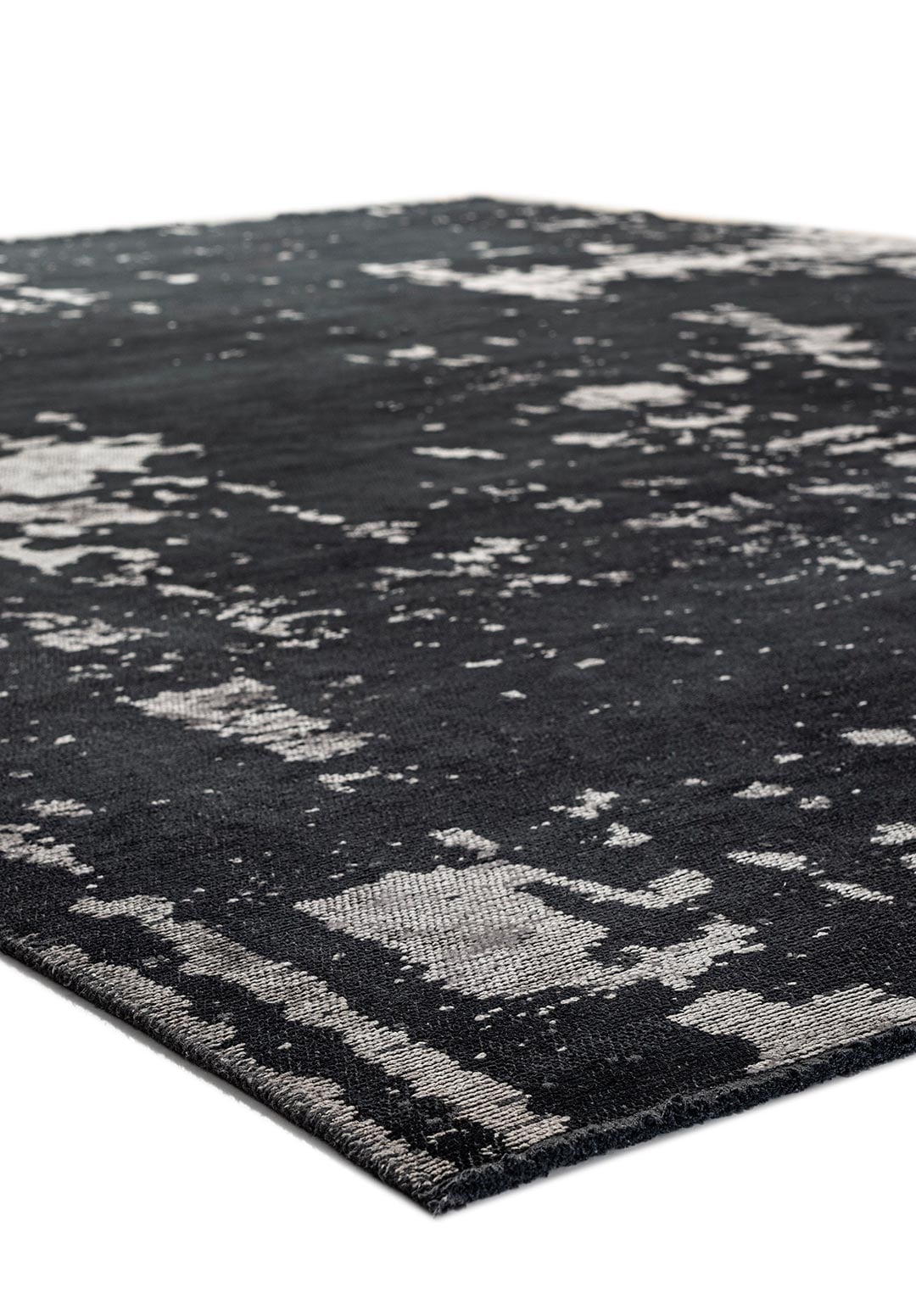 VERONA LIGHT GREY - MATTE BLACK RUG - 4