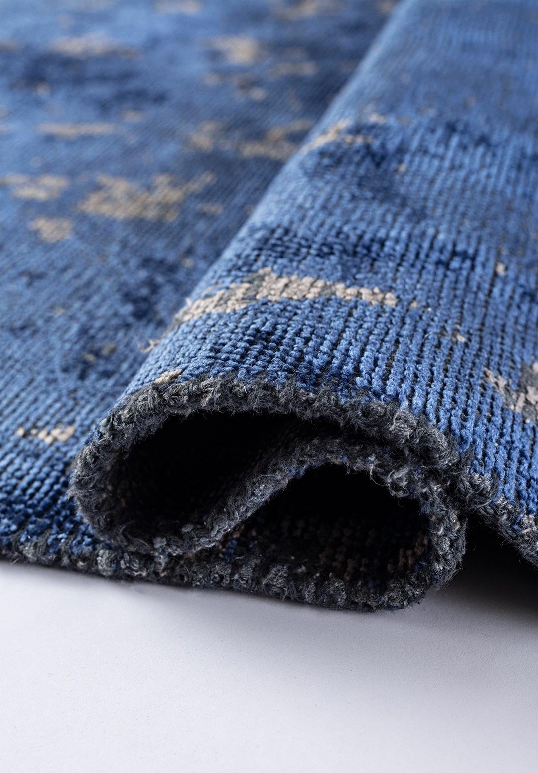 VERONA DARK GREY - NAVY BLUE RUG - 2