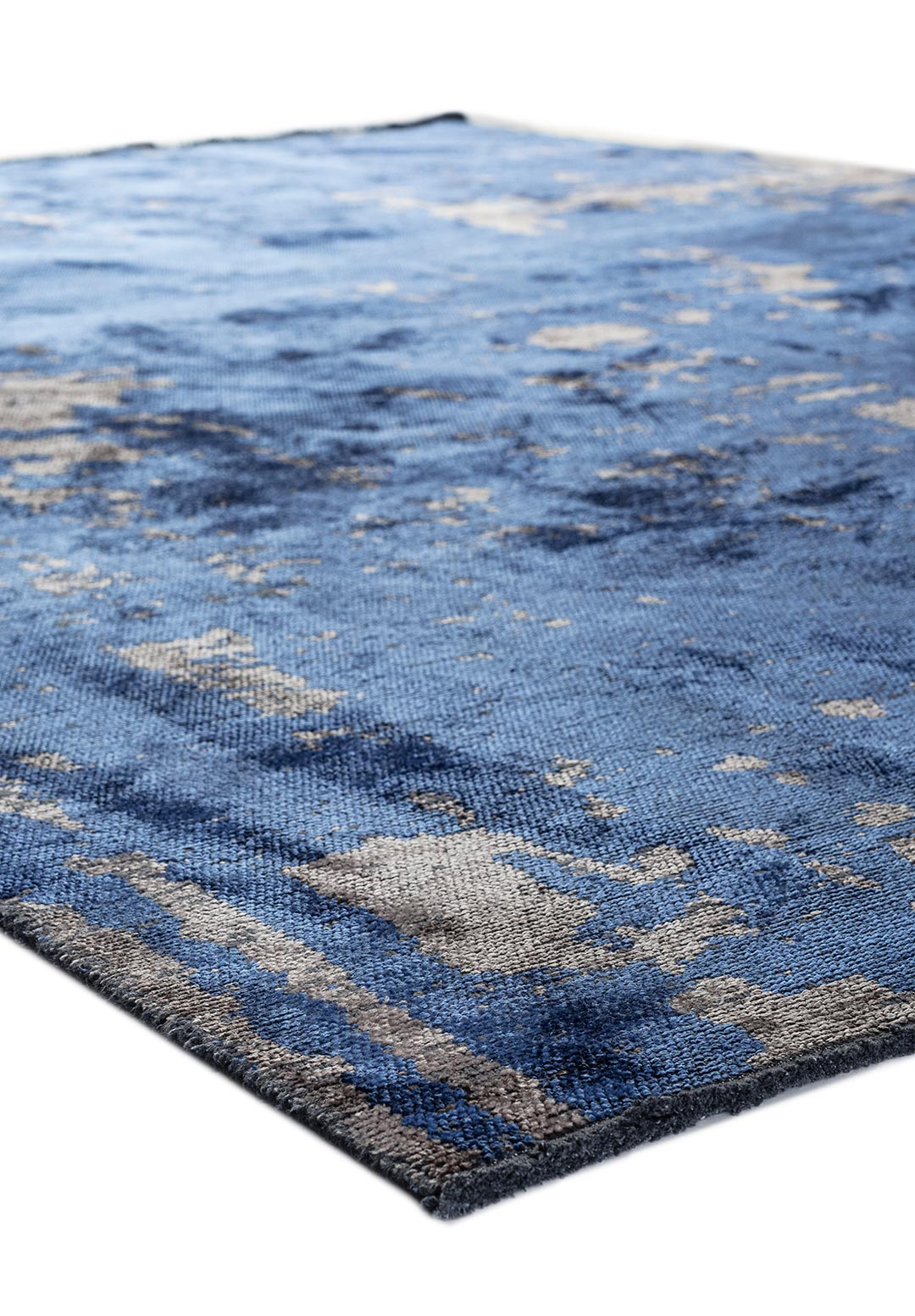 VERONA DARK GREY - NAVY BLUE RUG - 4