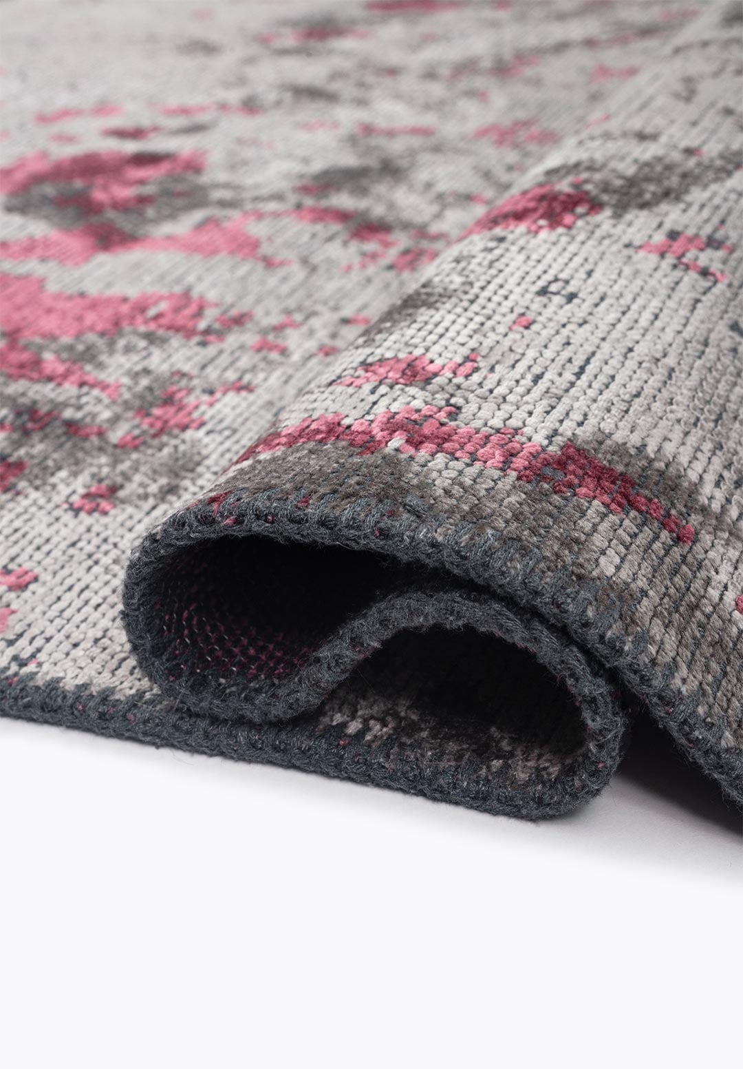 VERONA ROSE - DARK GREY RUG - 2