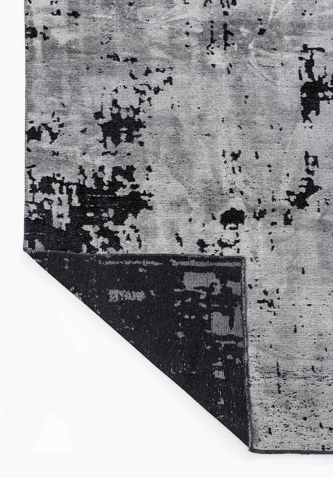 VERONA BLACK - LIGHT GREY RUG - 3
