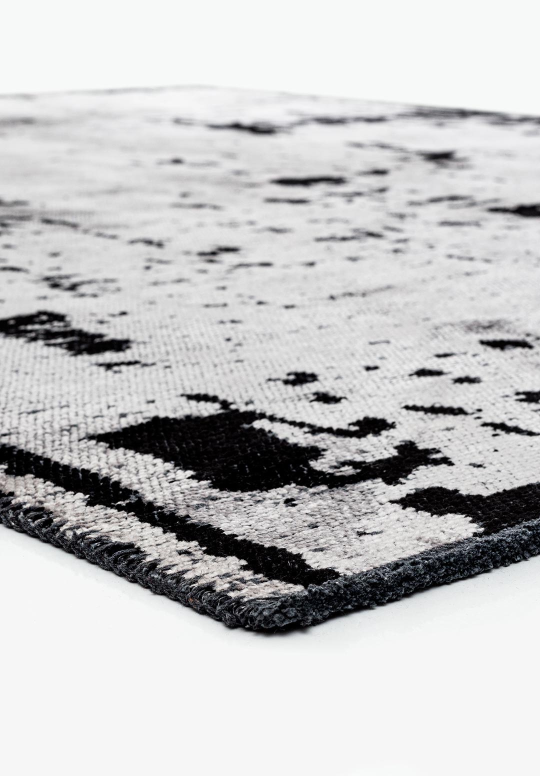 VERONA BLACK - LIGHT GREY RUG - 4