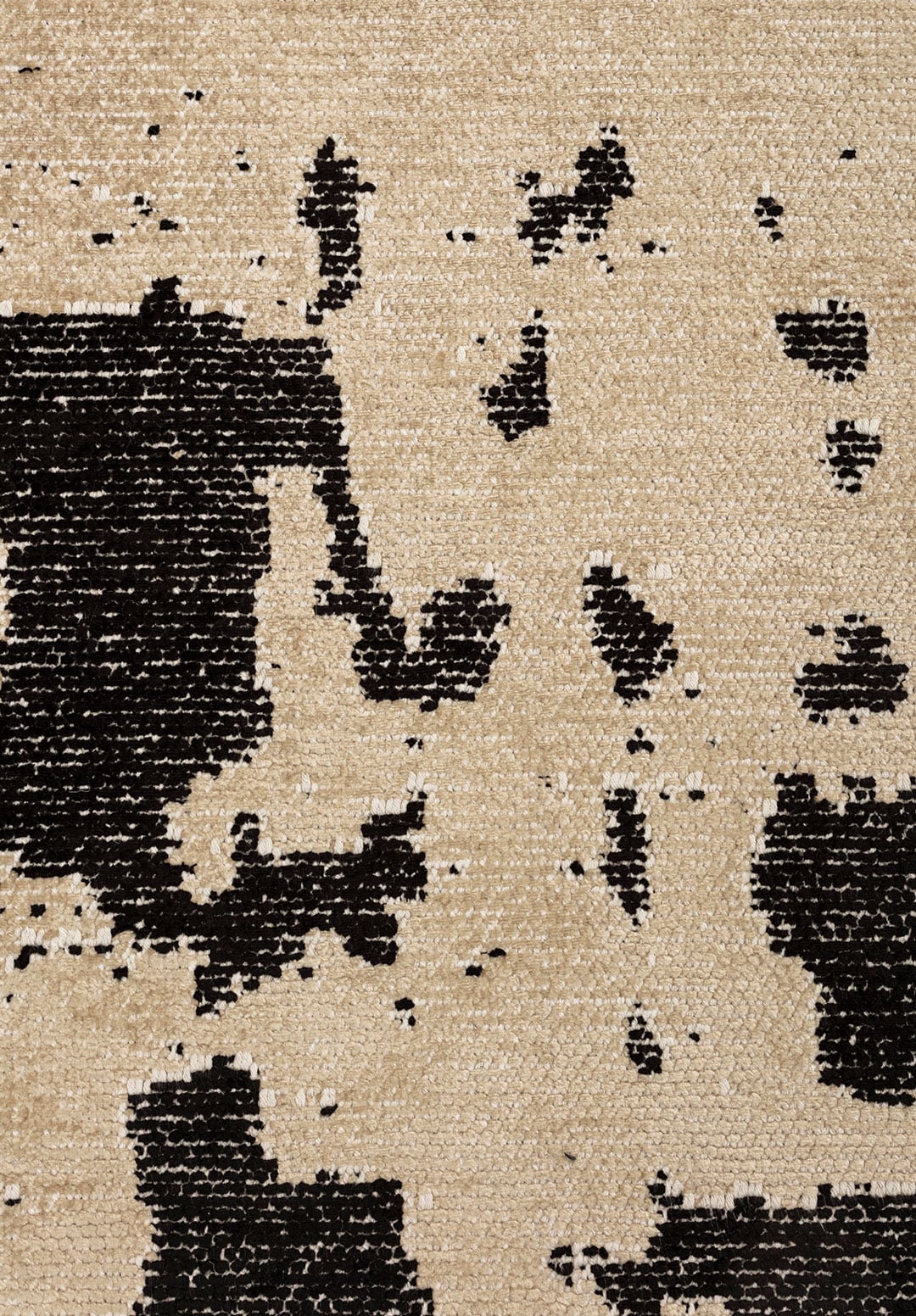 VERONA BLACK - BEIGE RUG - 5