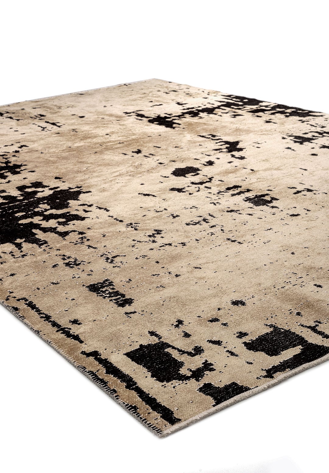 VERONA BLACK - BEIGE RUG - 4