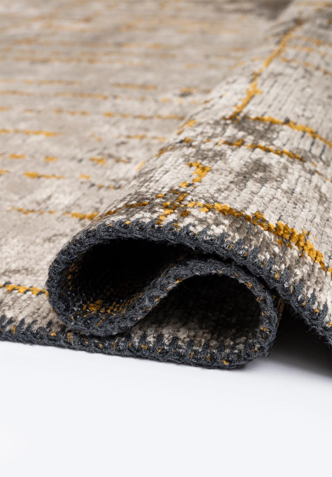 PISA MUSTARD - CREAM RUG - 2