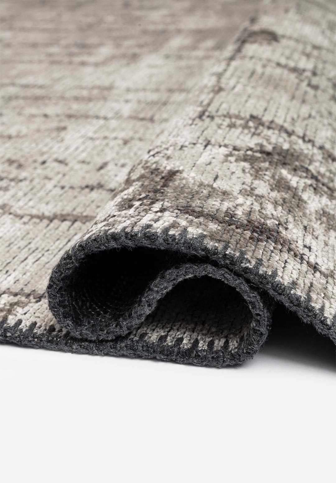 PISA DARK GREY - CREAM RUG - 2