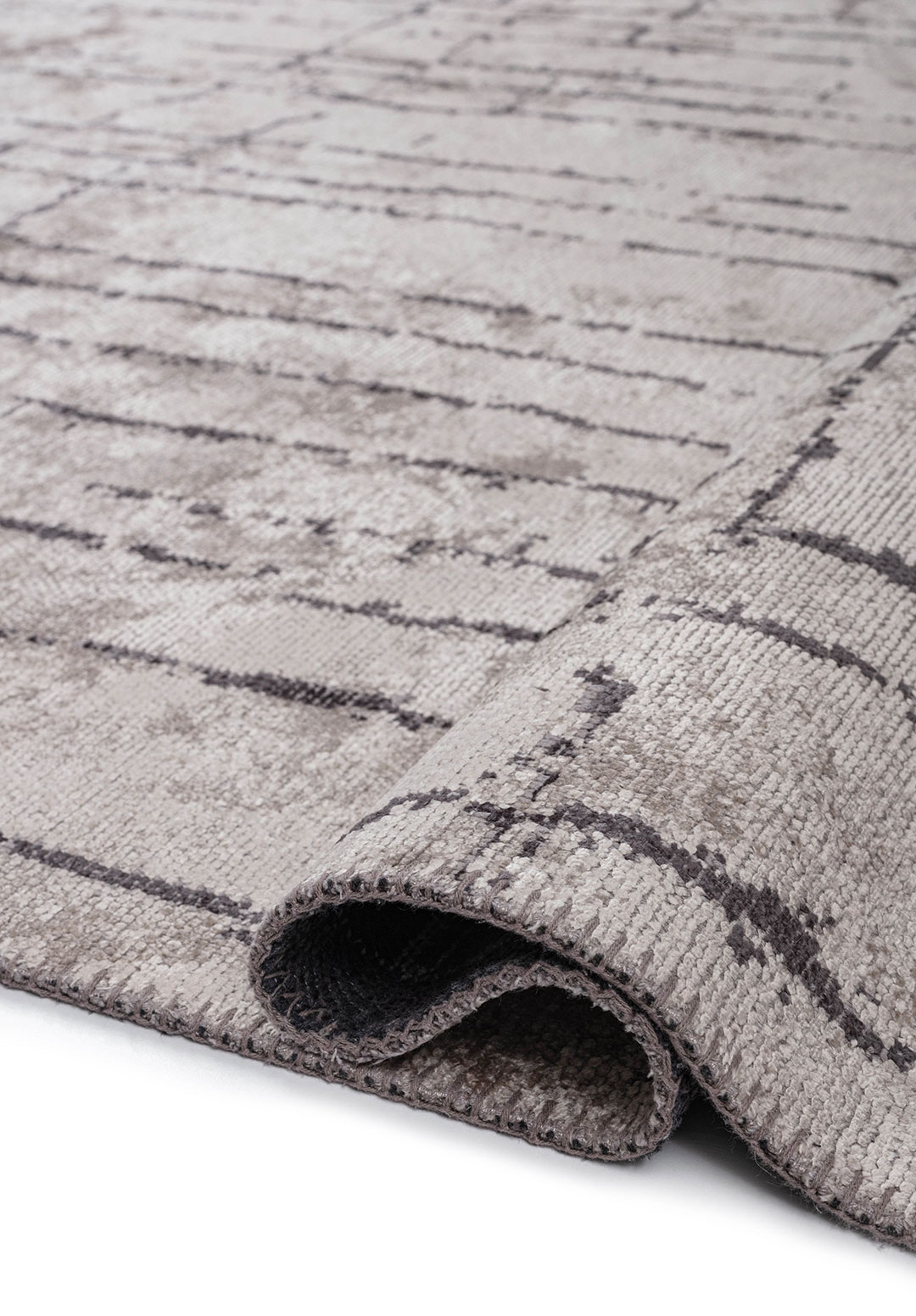 PISA CHARCOAL - STONE RUG - 2