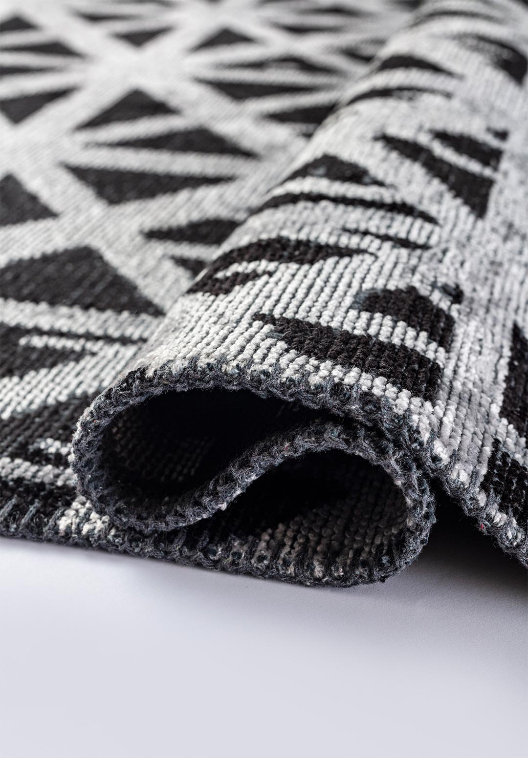 TORINO BLACK - LIGHT GREY RUG - 2