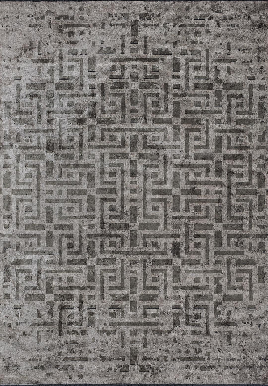 ROME ANTHRACITE - BEIGE RUG - 1