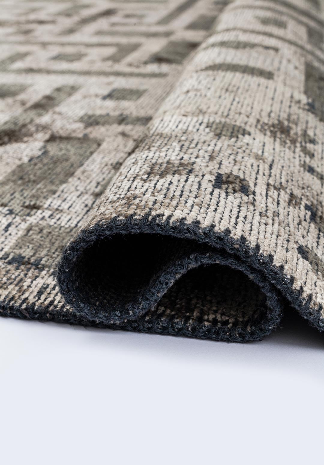 ROME ANTHRACITE - BEIGE RUG - 2