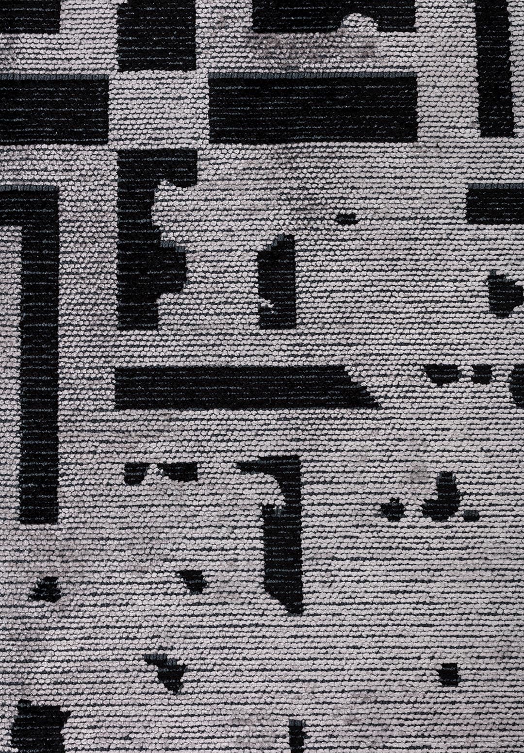 ROME BLACK - LIGHT GREY RUG - 5