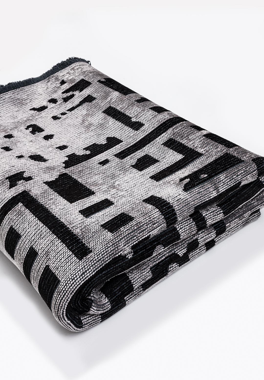 ROME BLACK - LIGHT GREY RUG - 4