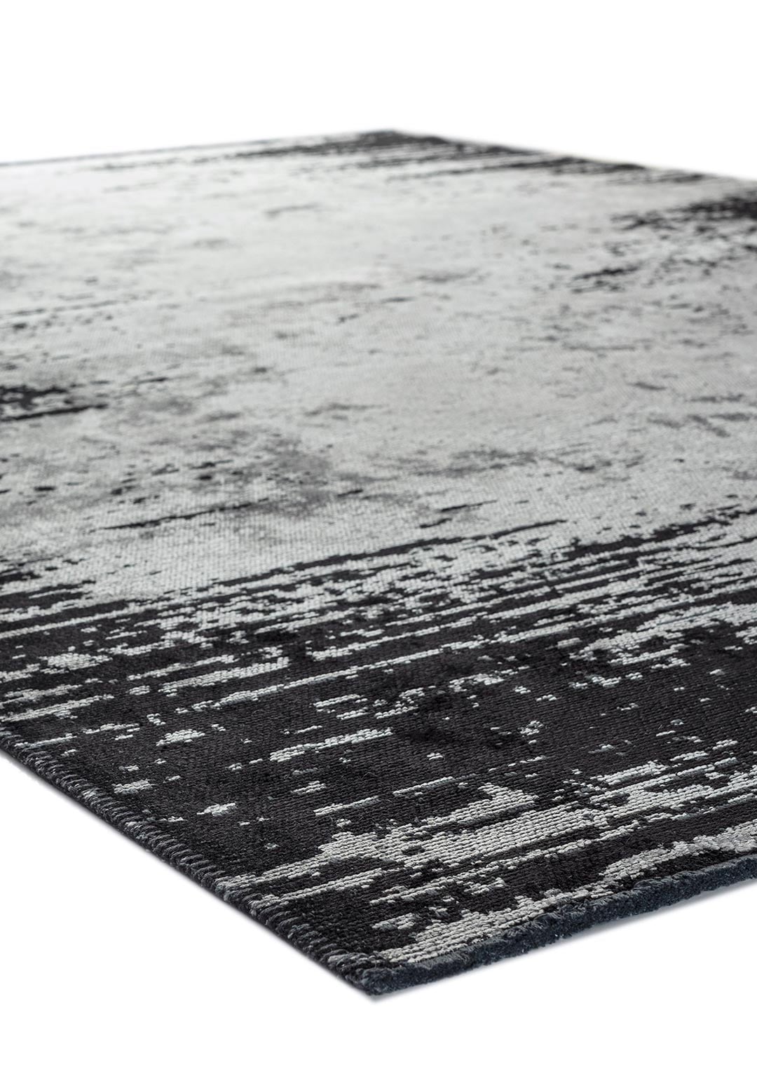 STREAM BLACK - LIGHT GREY RUG - 4
