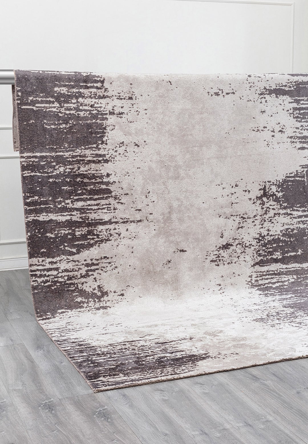 STREAM CHARCOAL - BONE RUG - 4