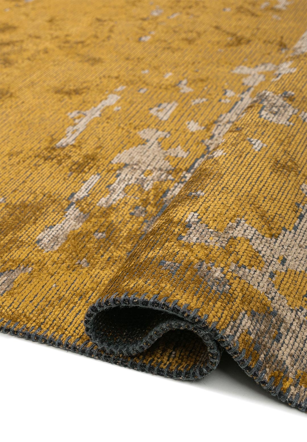 MILAN DARK BEIGE - MUSTARD RUG - 2