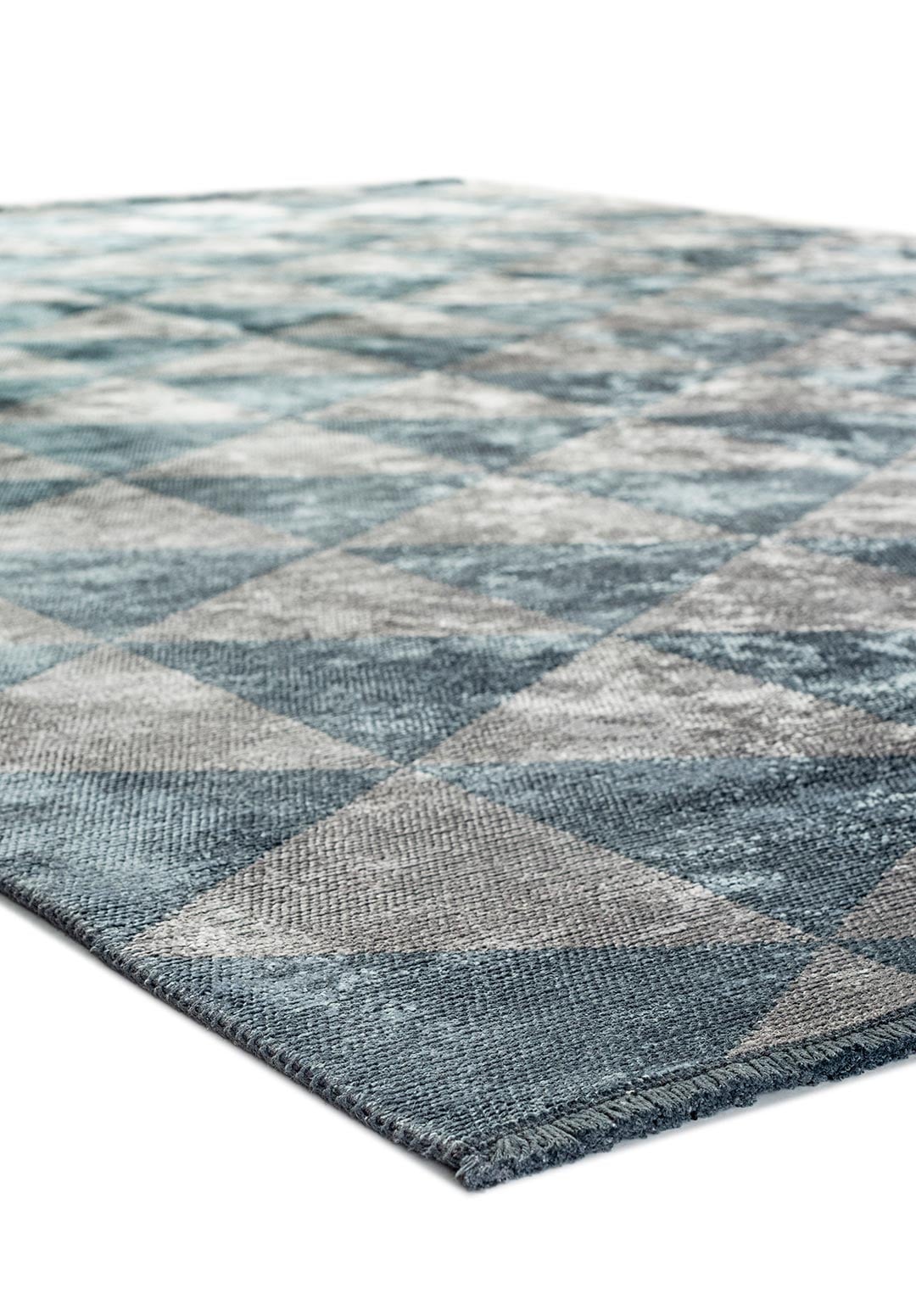 FERRARA BLUE - LIGHT GREY RUG - 4