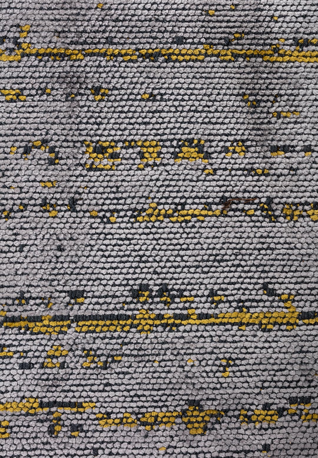COMO LIGHT GREY - YELLOW RUG - 5