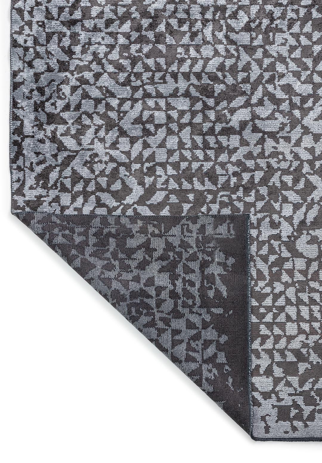 BOLOGNA CHARCOAL - ICE BLUE RUG - 3