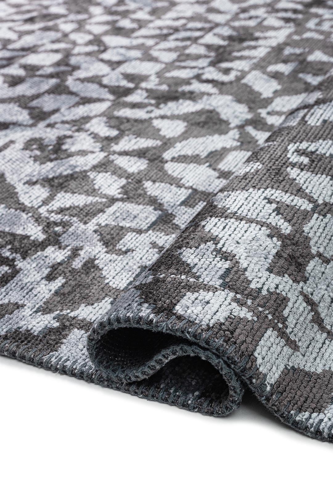 BOLOGNA CHARCOAL - ICE BLUE RUG - 2