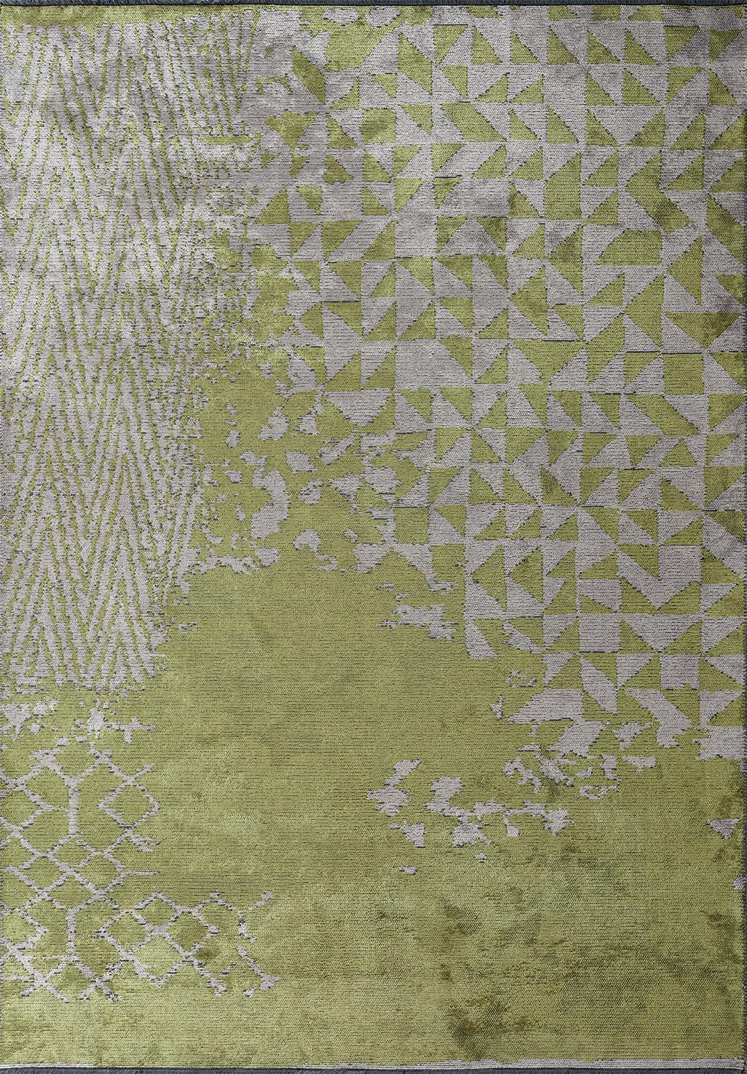 GULF GREEN - GREY RUG - 1
