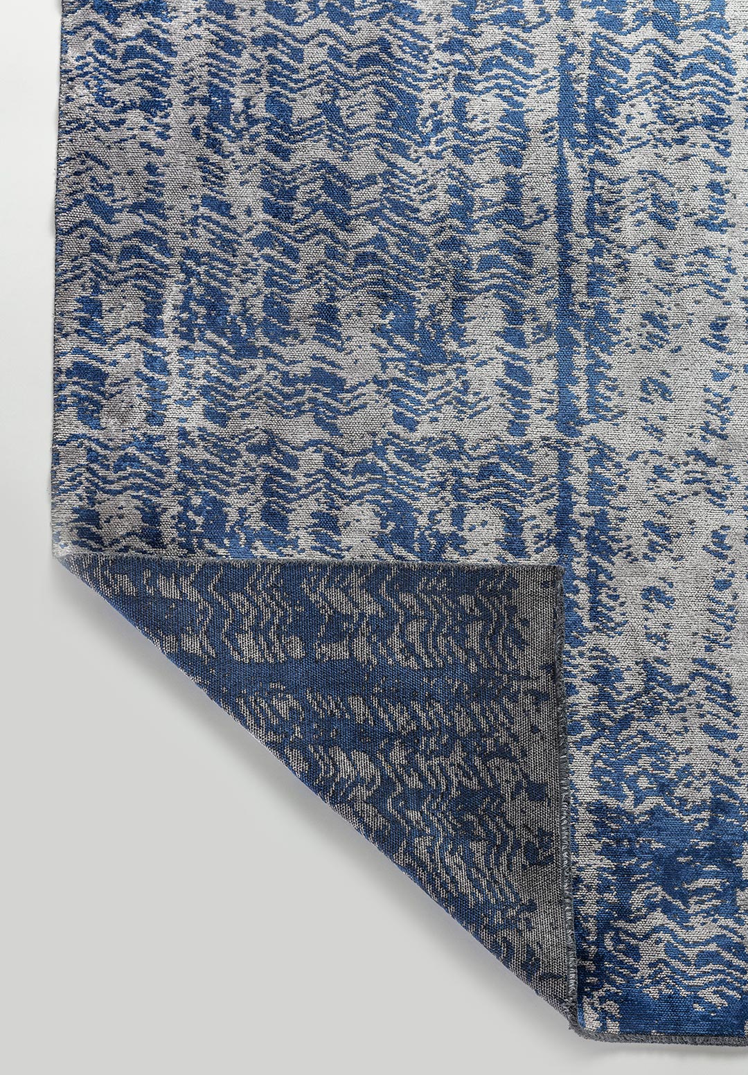 TERAMO LIGHT GREY - NAVY BLUE RUG - 3