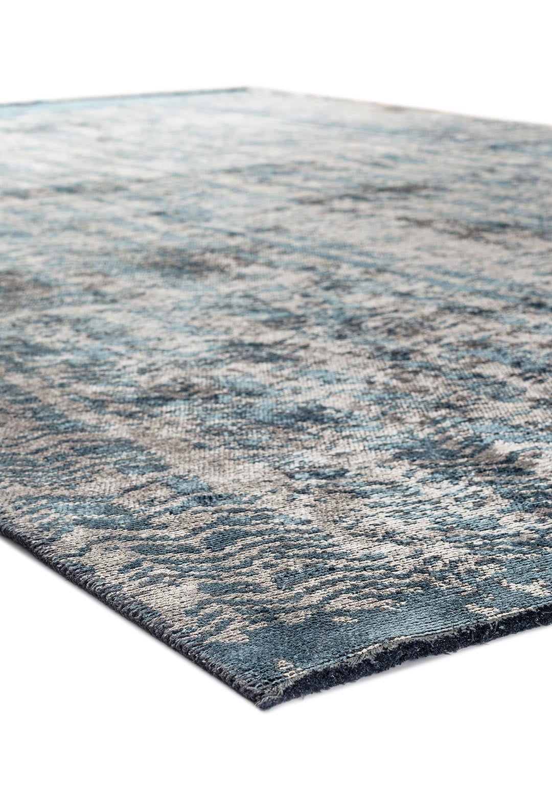 TERAMO LIGHT GREY - BLUE RUG - 4