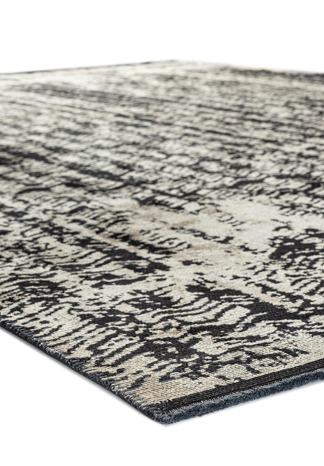 TERAMO BLACK - BEIGE RUG - 4