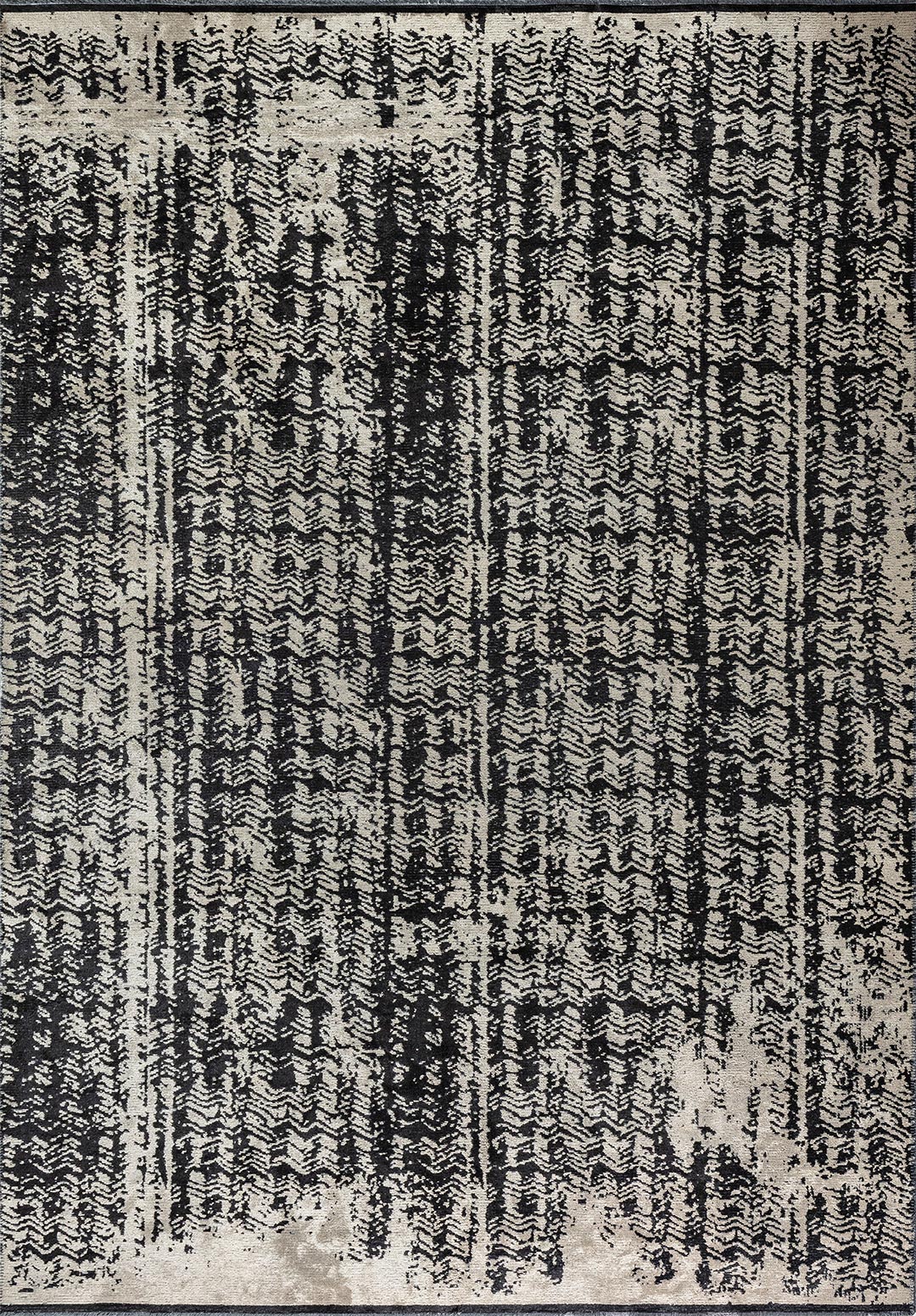 TERAMO BLACK - BEIGE RUG - 1
