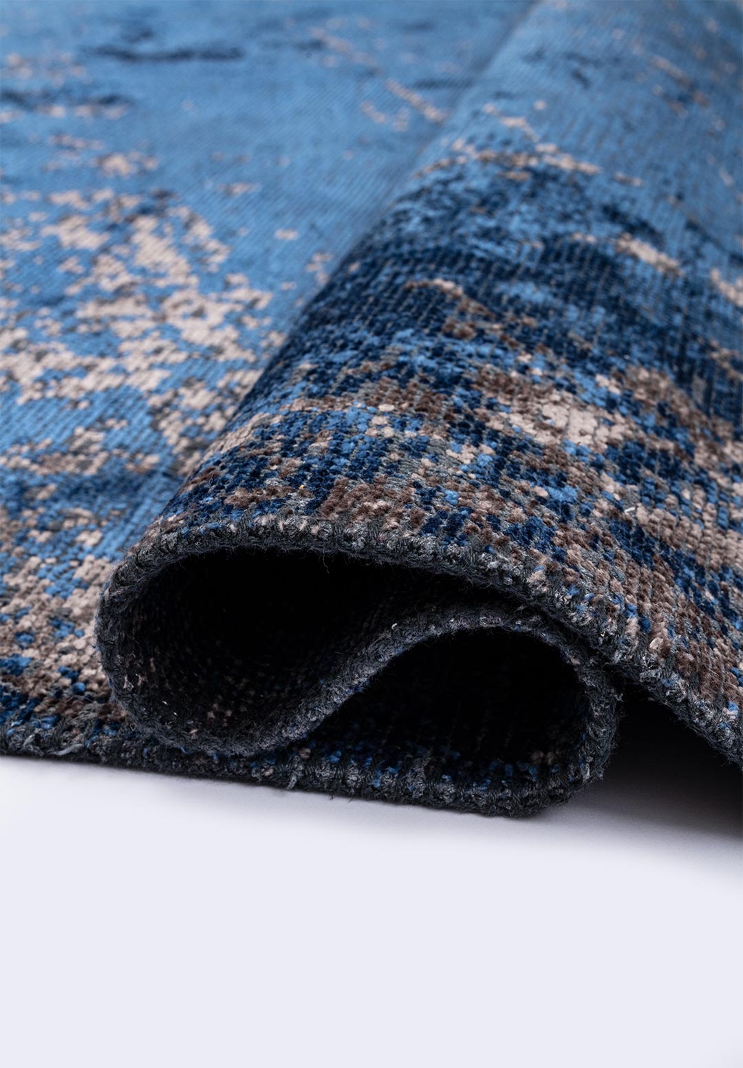 NOSTALGIA DARK GREY - NAVY BLUE RUG - 2