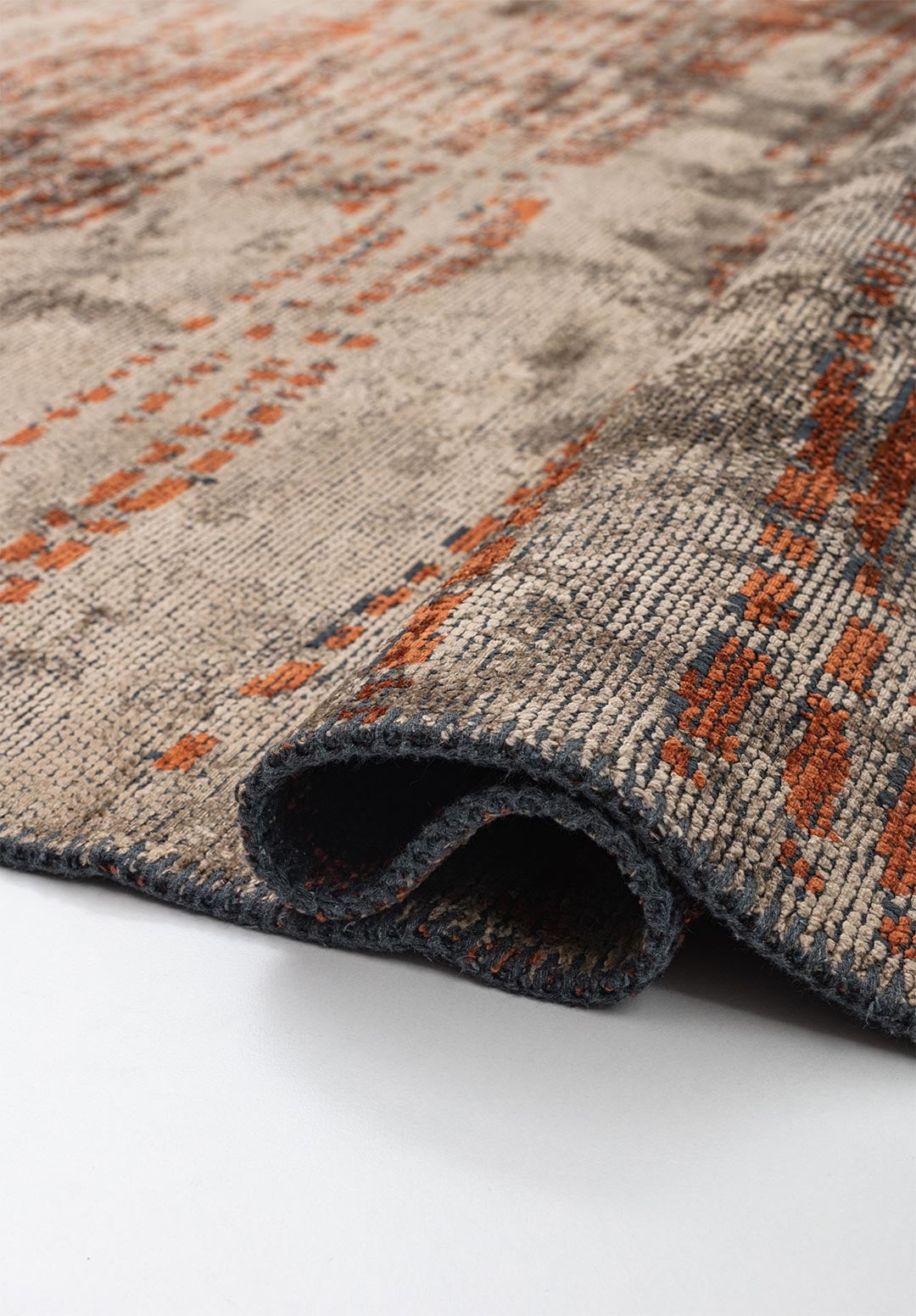 BREEZE DARK BEIGE - RUST RUG - 2
