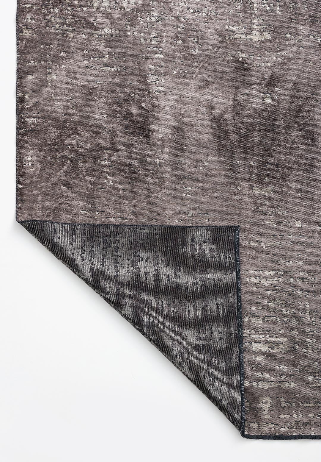 RAIN DARK GREY - CREAM RUG - 3