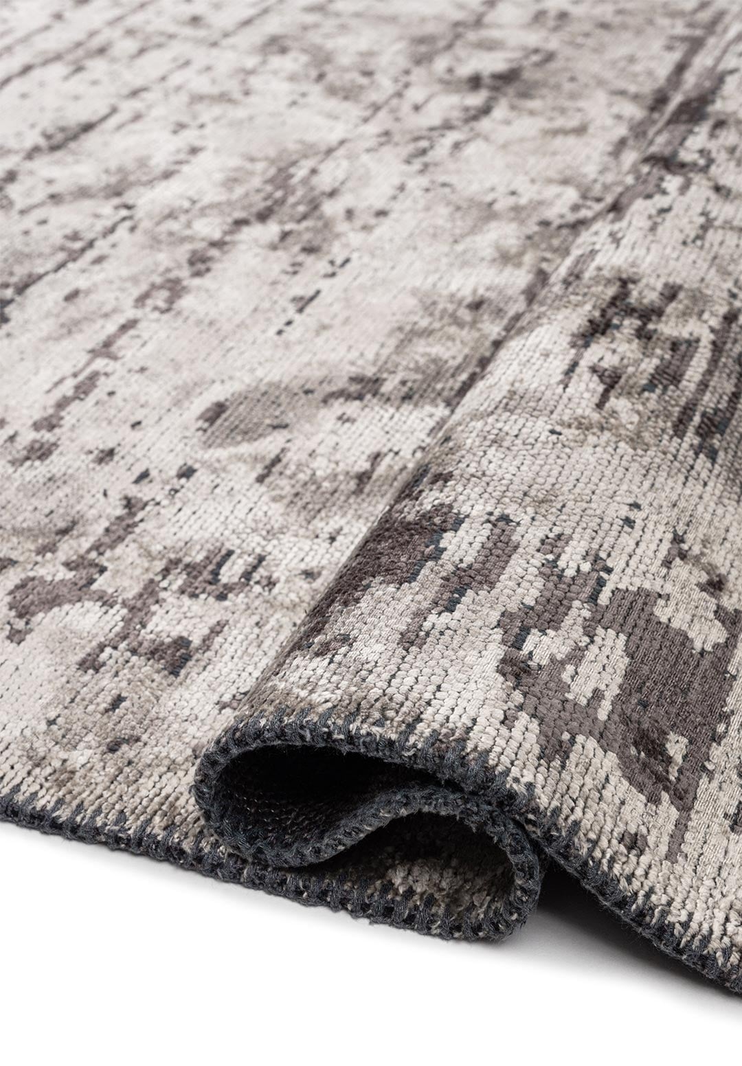 WIND DARK MINK - CREAM RUG - 2